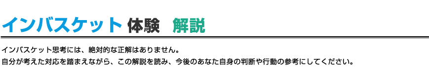 インバスケット体験 解説